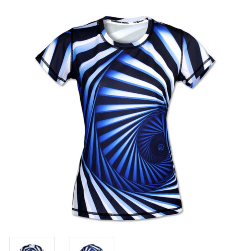 NWT - INKnBURN Hypnotic Tech Shirt for women size Medium
